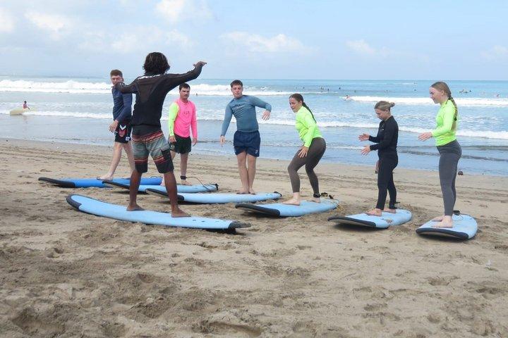 Surfing Activity with Beginner and Intermediate Lesson