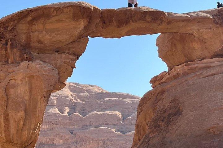 Wadi Rum Full day Jeep Tour with Stay in Bedouin Camp Overnight