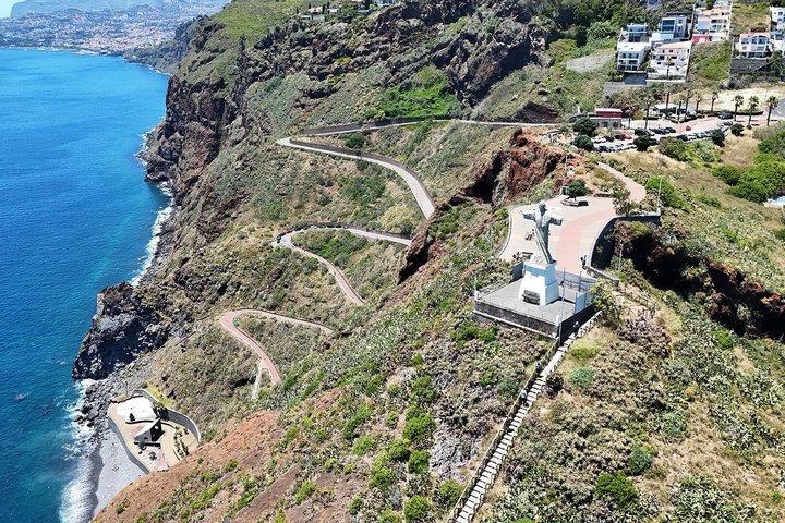 Madeira Garajau Christ King and Funchal Tuk Tuk Tour by MadTuk