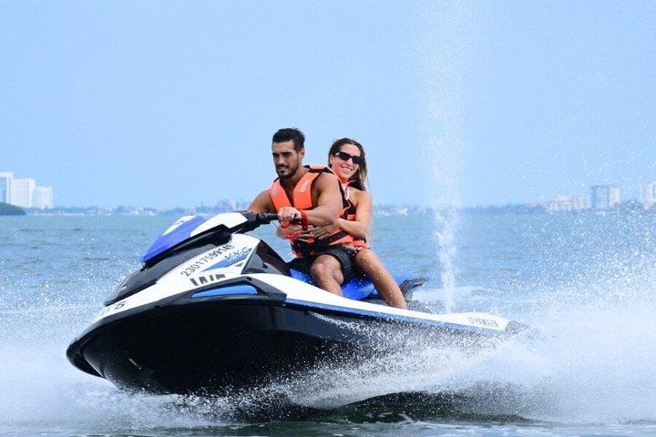 Wave Runner guided rentals at Puerto Maya Cancún
