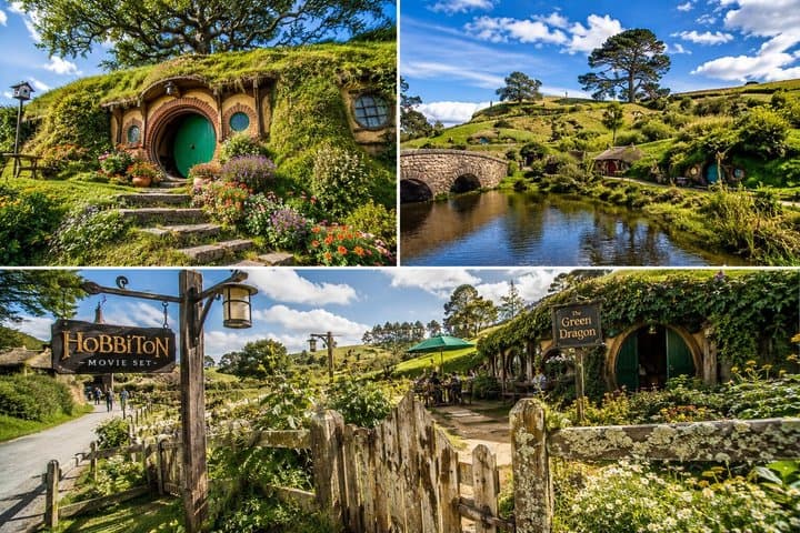 Hobbiton,Waitomo Caves,WaiOTapu & Mitai Māori Village–All In One