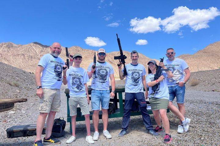 Las Vegas Outdoor Machine Gun and Rifle Shooting with Shuttle