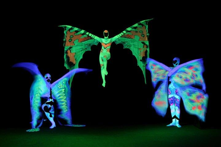 IMAGE Black Light Theatre Performance in Prague