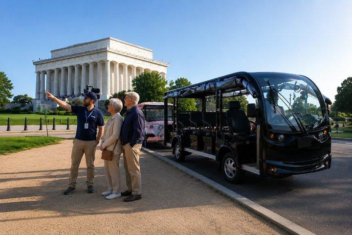 Washington DC: Easy Sightseeing Guided Monuments Tour by E-Cart