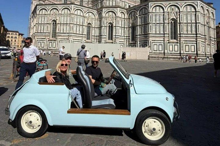 Florence Private Tour in Vintage Fiat 500 with Panoramic Views
