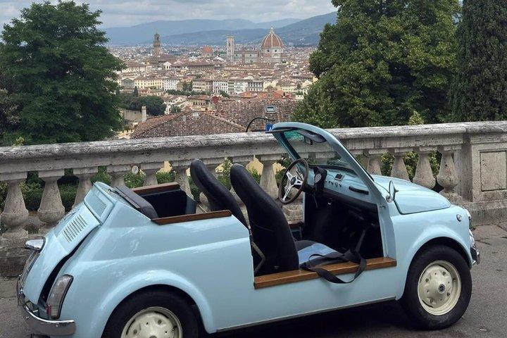 Florence Private Tour in Vintage Fiat 500 with Panoramic Views