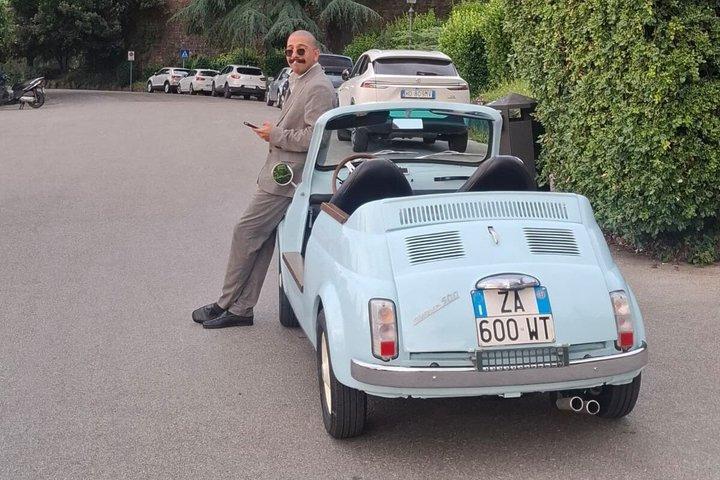 Florence Private Tour in Vintage Fiat 500 with Panoramic Views