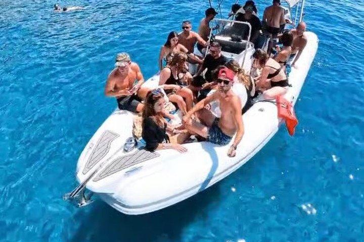 Himara Boat to Hidden Caves and Beach Explore with Snorkeling