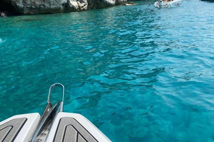Himara Boat to Hidden Caves and Beach Explore with Snorkeling