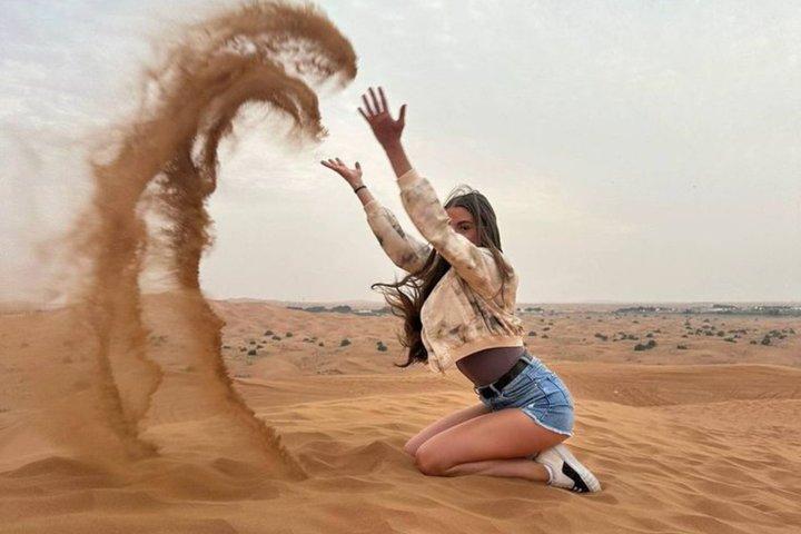 Morning Desert Safari Dubai | Sandboarding, Camel Ride