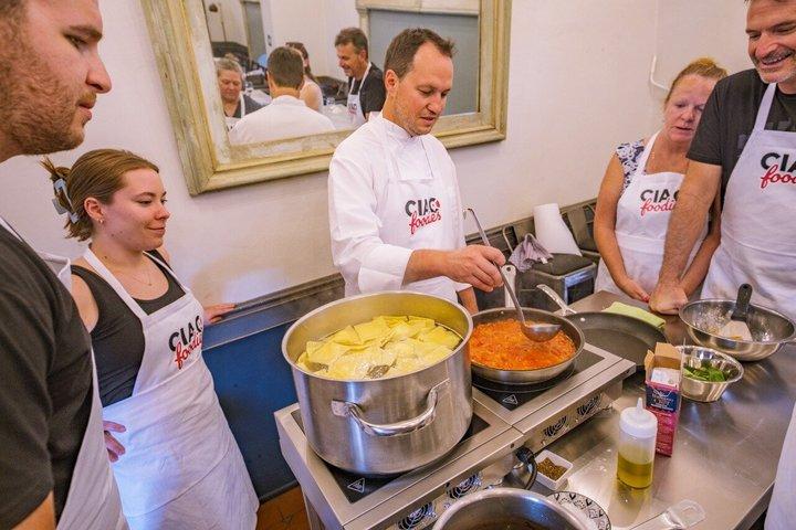 Pasta and Tiramisu Cooking Class with optional Local Market Tour