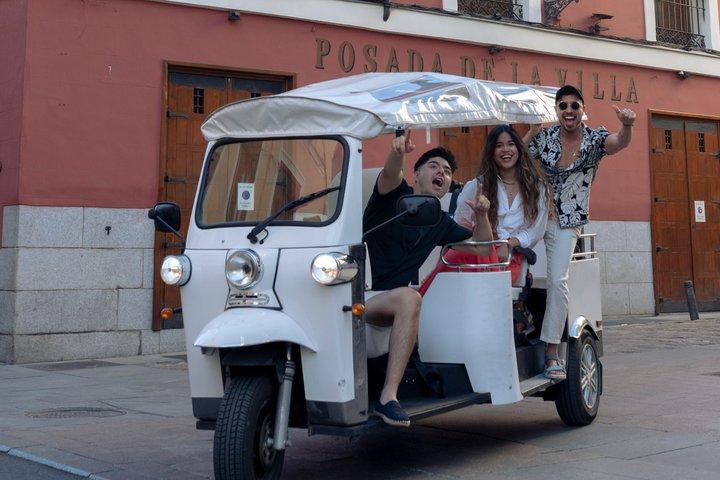 Madrid Private Party Tuk Tuk Tour with Music
