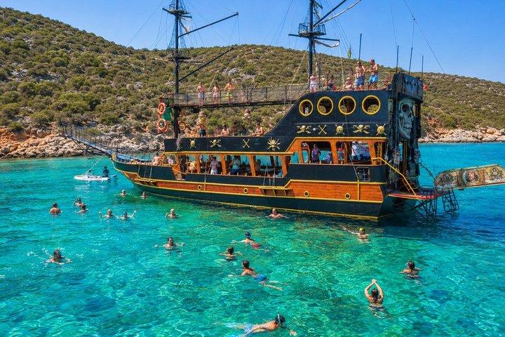 Bodrum Pirate Boat Trip (Including Lunch and Swimming Breaks)
