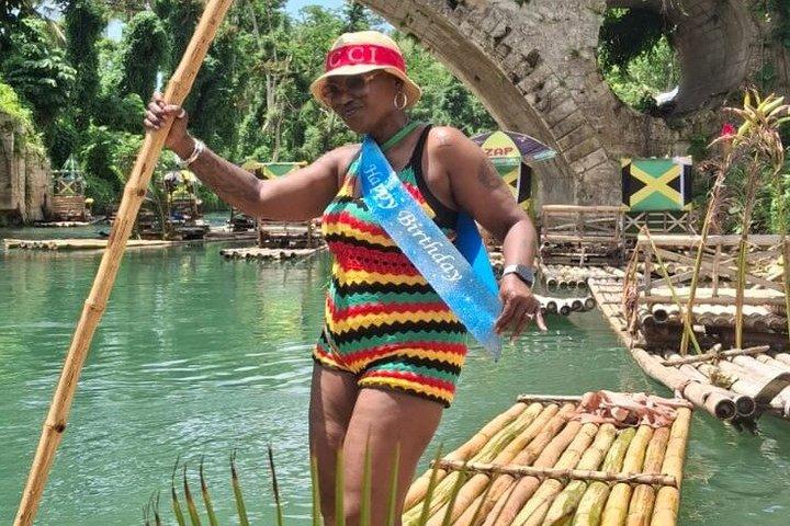 Montego Bay PRIVATE Bamboo Rafting with Limestone Massage