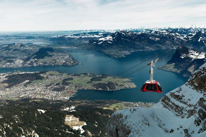 Mt. Pilatus Golden Roundtrip Private Day Tour from Basel