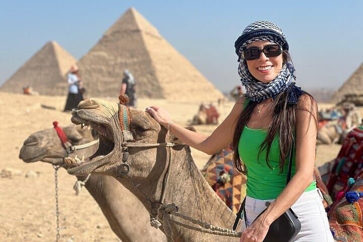 Giza Pyramids, Sphinx & Grand Egyptian Museum in a Private Tour