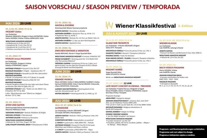 Classical Concerts in the Minorite Church - Tickets Vienna