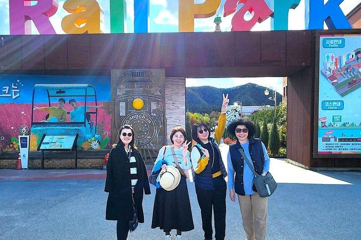 Private Hotel pickup Nami Island Rail Bike Garden of Morning Calm