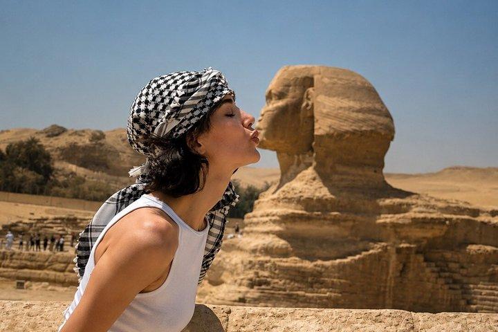 Giza Pyramids with Sphinx & 9 pyramids with Camel and Lunch