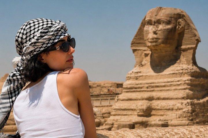 Giza Pyramids with Sphinx & 9 pyramids with Camel and Lunch