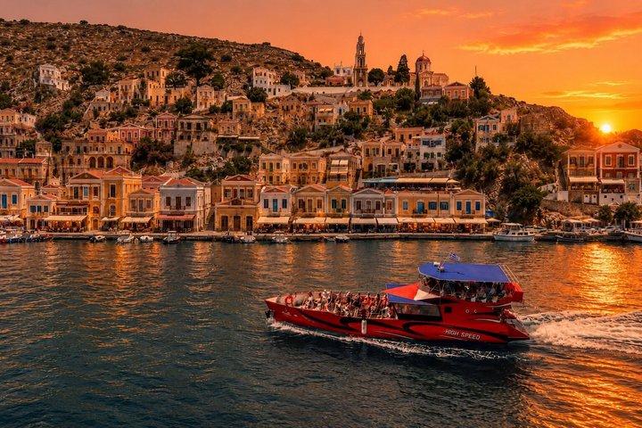 Sunset Cruise to Symi Island with a swim stop at St George’s Bay