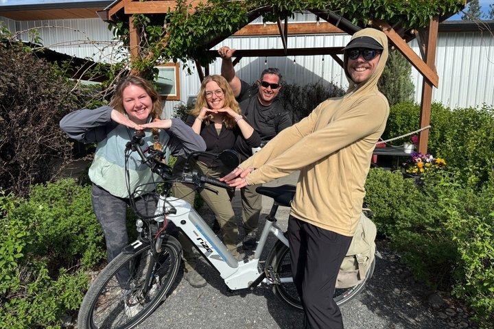 Kelowna E-Bike Bee Tour, Tastings, Organic Lunch & Audio Guide