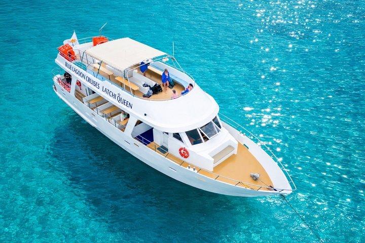 Paphos: Half Day Tour Blue Lagoon with Water Slide and Snorkeling