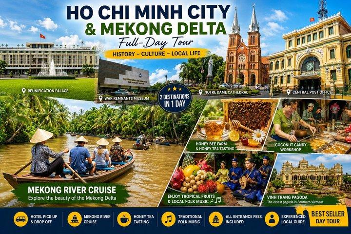 Ho Chi Minh City & Mekong Delta Full-Day Tour