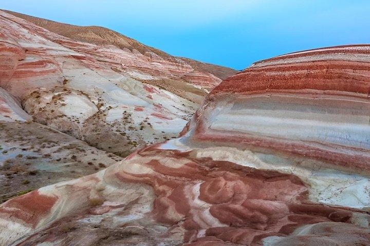Azerbaijan Day Tour Candy Cane Mountains and Beshbarmag Mountain