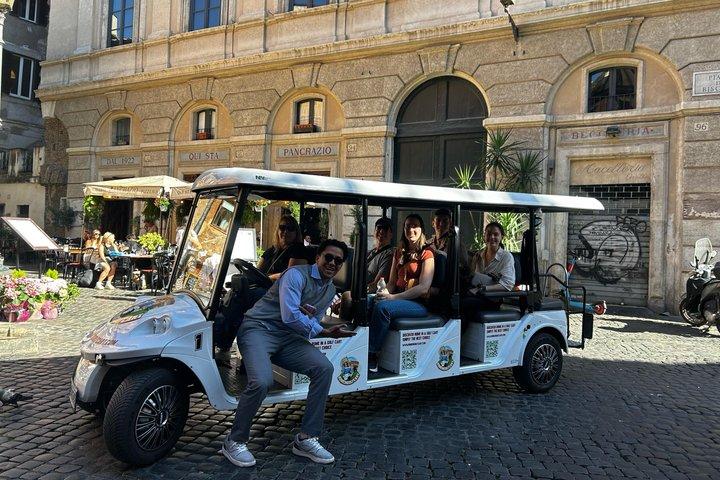 Rome Eco Golf Cart Hop on Hop off Experience