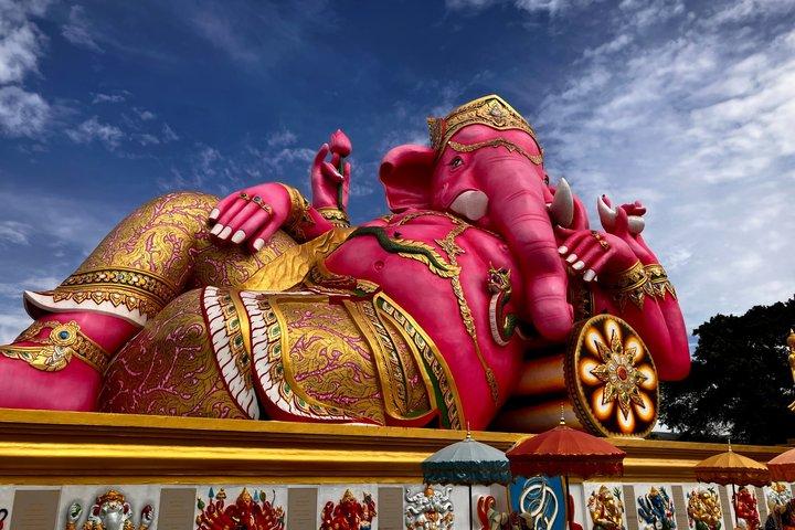 Bangkok: Pink Ganesha & Wat Paknam Half-Day Japanese Tour