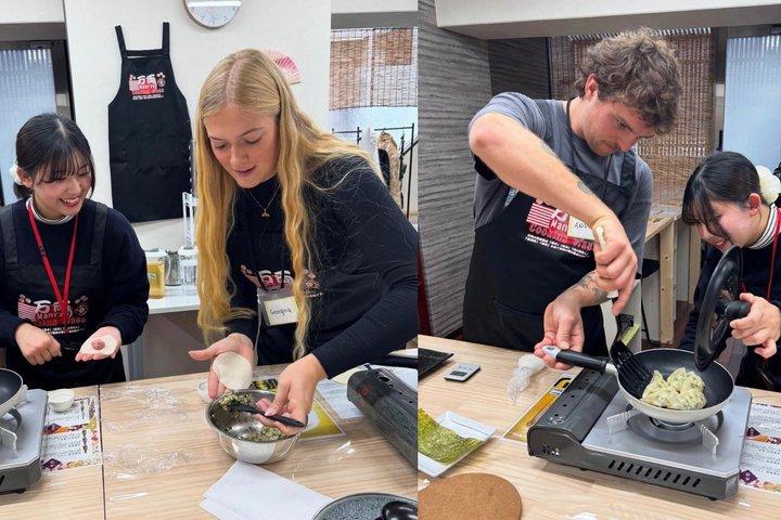 Ramen Gyoza Onigiri Japanese Cooking Class in Kyoto