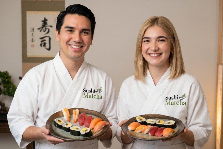 Asakusa Tokyo Sushi Making Class : Sake Ceremony & Whisk Matcha