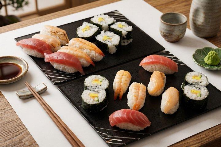 Asakusa Tokyo Sushi Making Class : Sake Ceremony & Whisk Matcha