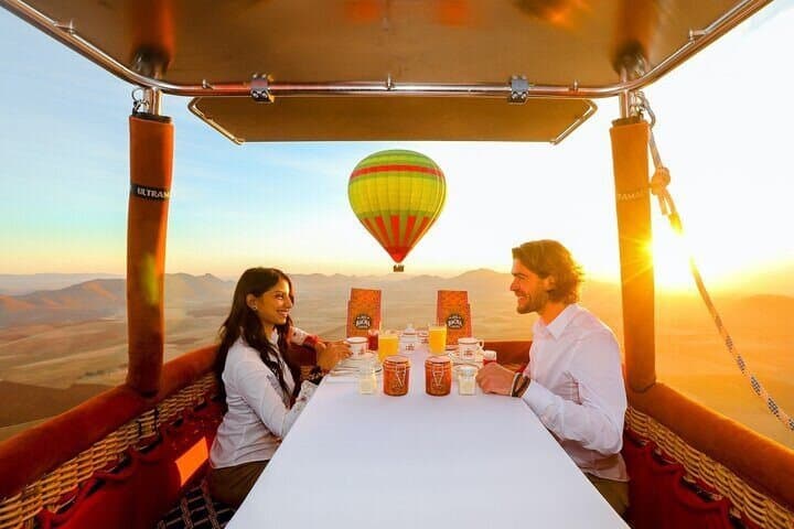 VIP Sunrise Hot Air Balloon Experience with Breakfast in The Sky