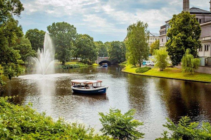 Riga Sightseeing by Canal Boat with Audio Guide