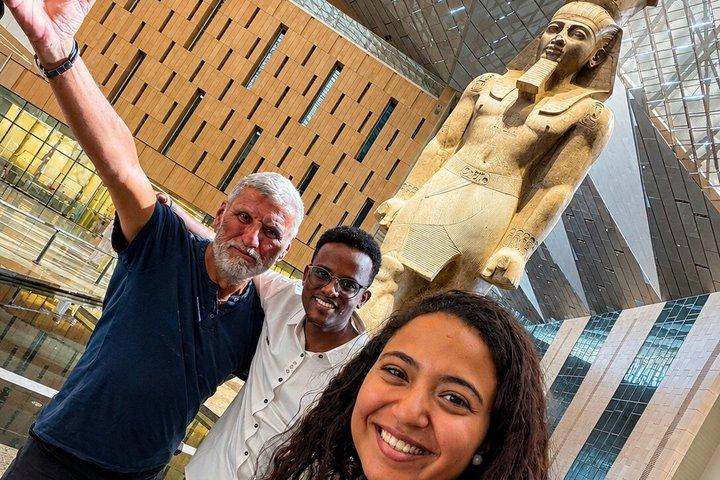 Giza Pyramids ,Grand Egyptian Museum Full experience & Sphinx