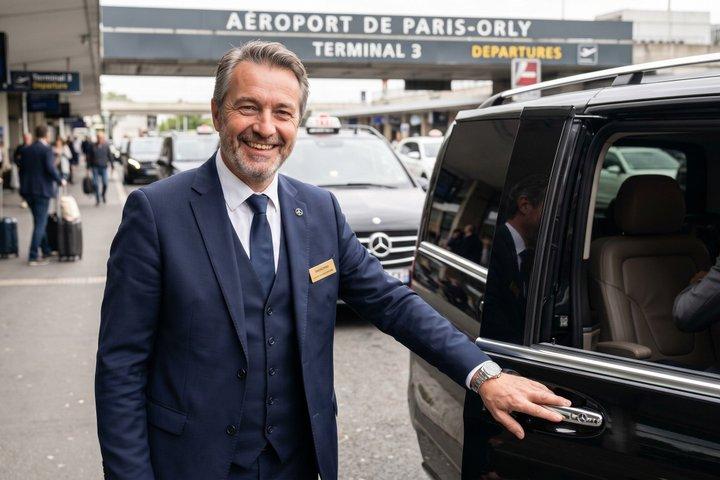Paris: CDG/ORY Airport Private Roundtrip to Paris City Center