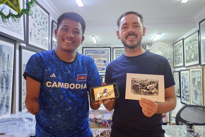 Block Printing Workshop in Cultural Capital Siem Reap