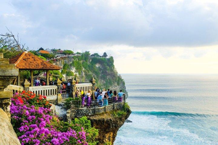 Bali Uluwatu Temple with Kecak Fire Dance Sunset Tour and Dinner