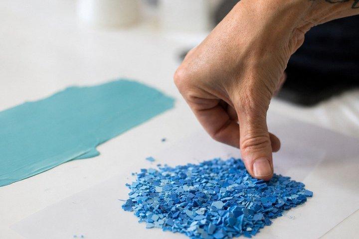 Create a Terrazzo Tray in Milan with Drinks and Snacks