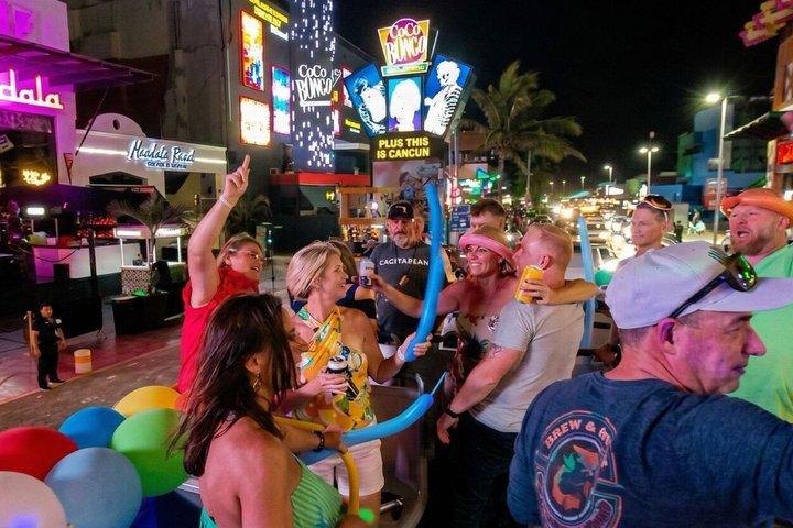 Cancun Party Bus Night Tour