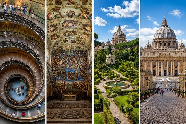 Explore All of Vatican City Museums Sistine Gardens and Basilica
