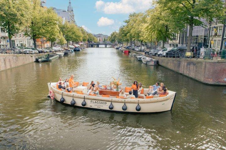 Amsterdam Luxury Canal Cruise + Unlimited Drinks & Bites option