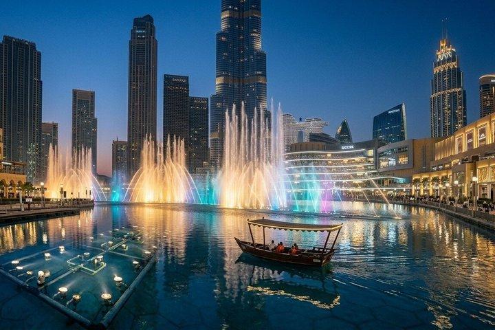 Dubai Fountain Show And Lake Ride