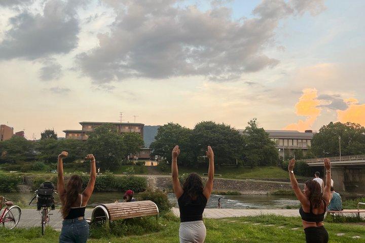 Yoga in the nature of Kyoto