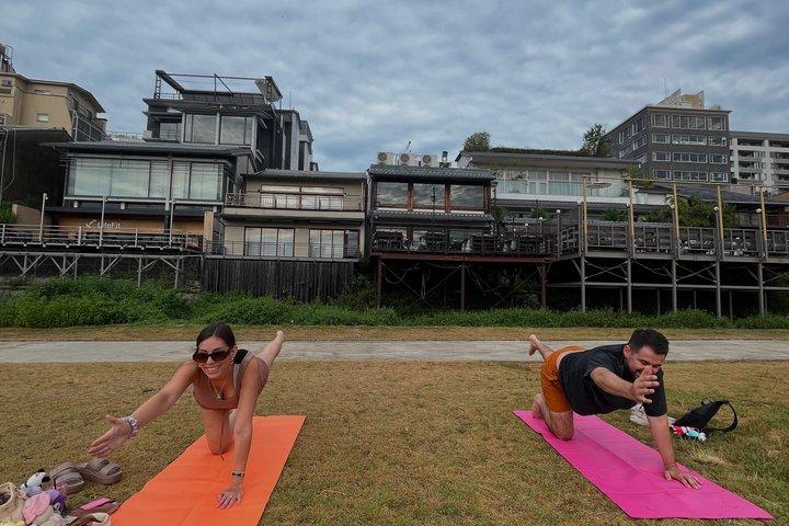 Yoga in the nature of Kyoto
