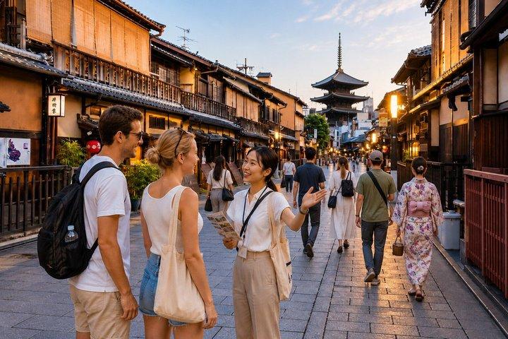First-Time Kyoto walking tour : Yasaka Shrine, Kenninji Temple!