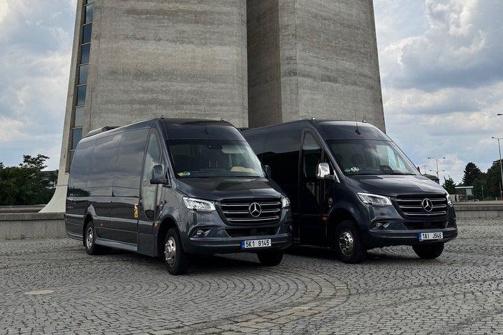 From Prague to Nuremberg - Private Transfer by MINIBUS Mercedes Sprinter 19+1pax