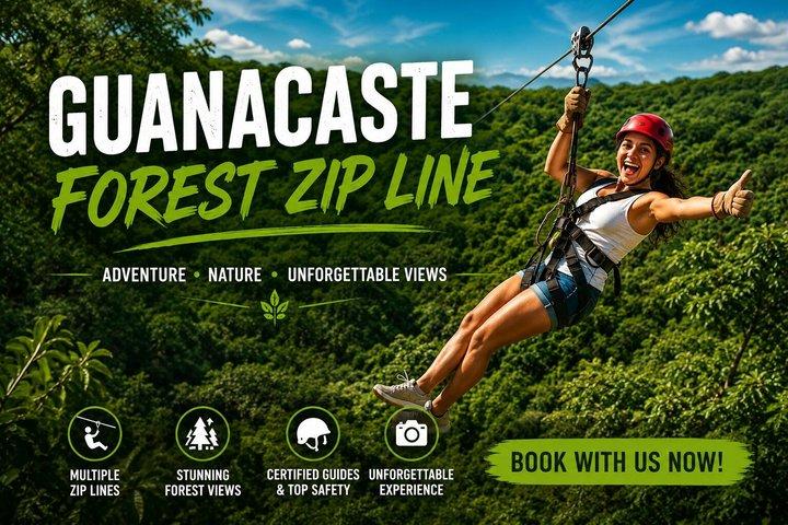 Guanacaste Forest Zipline (Tamarindo, Playa Grande, Flamingo, Potrero)